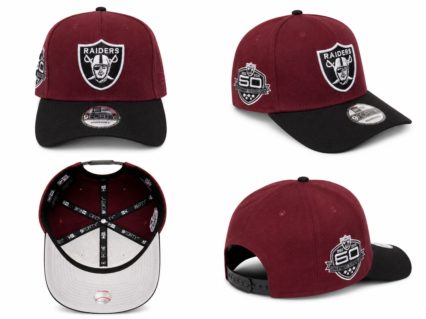 Gorra New Era Raiders 9FORTY Ajustable