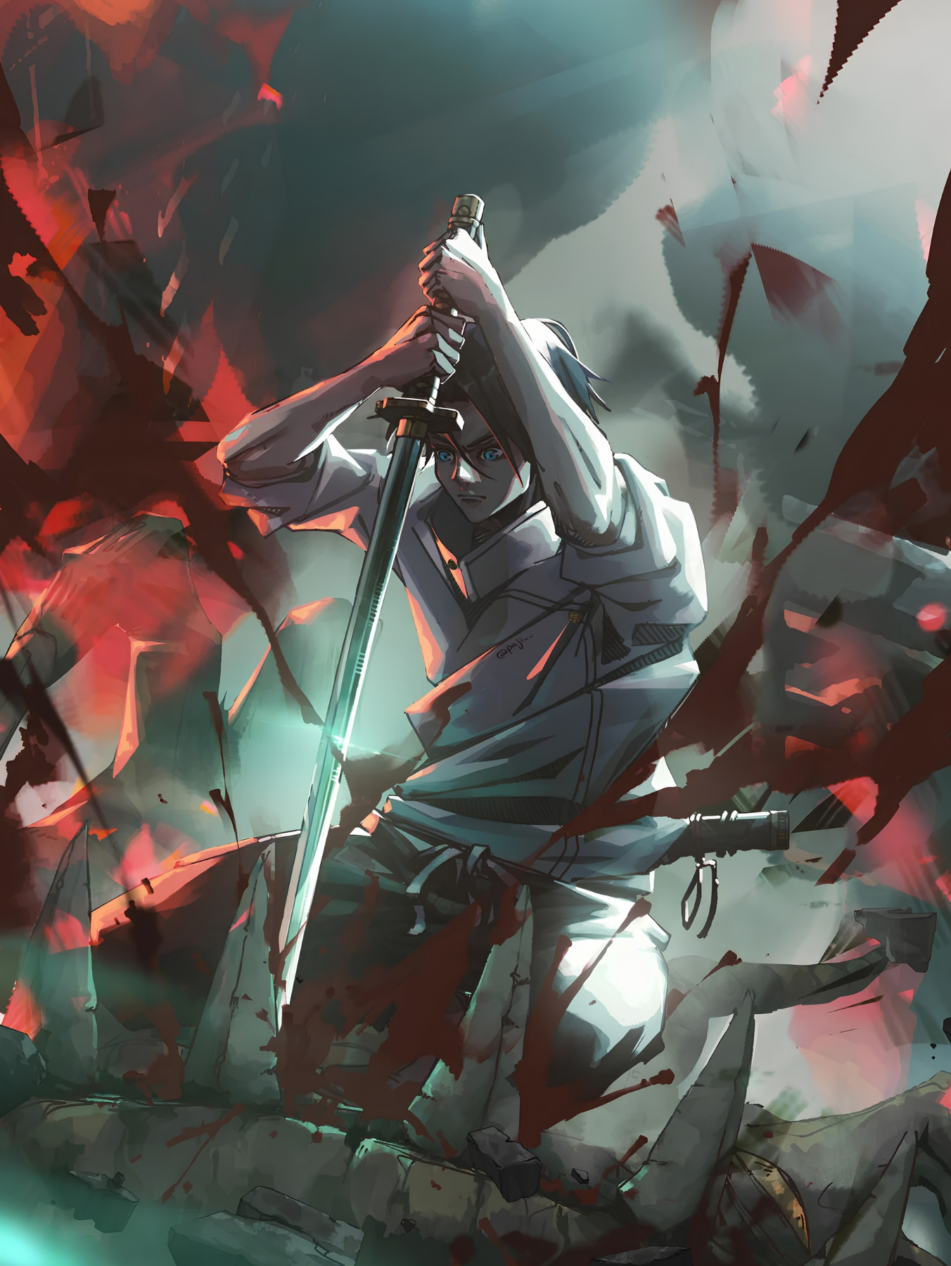 Panel Fotográfico Anime “Shadow Blade” – Decoración Premium | NEO IDENTITY