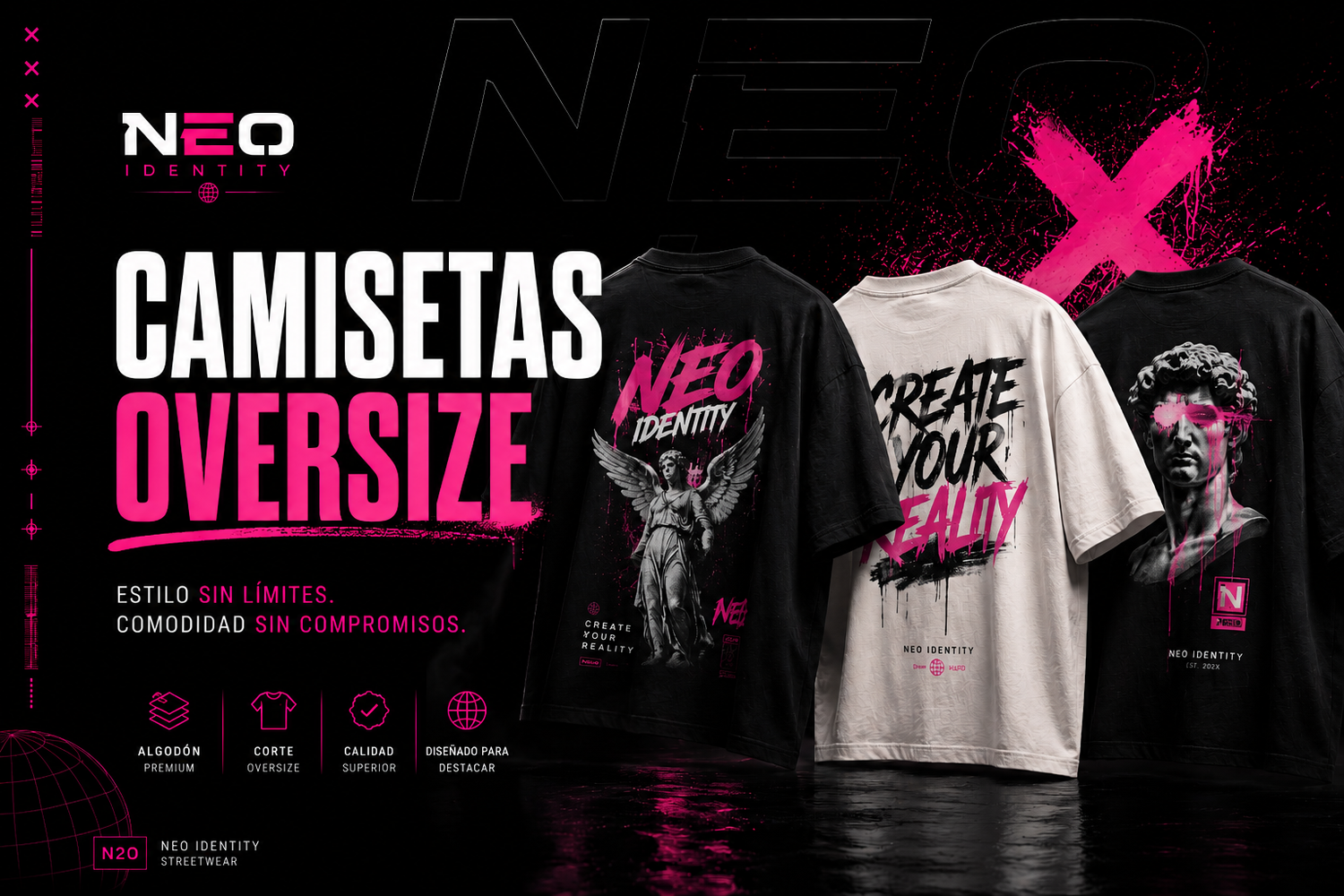 Colección de Camisetas Oversize