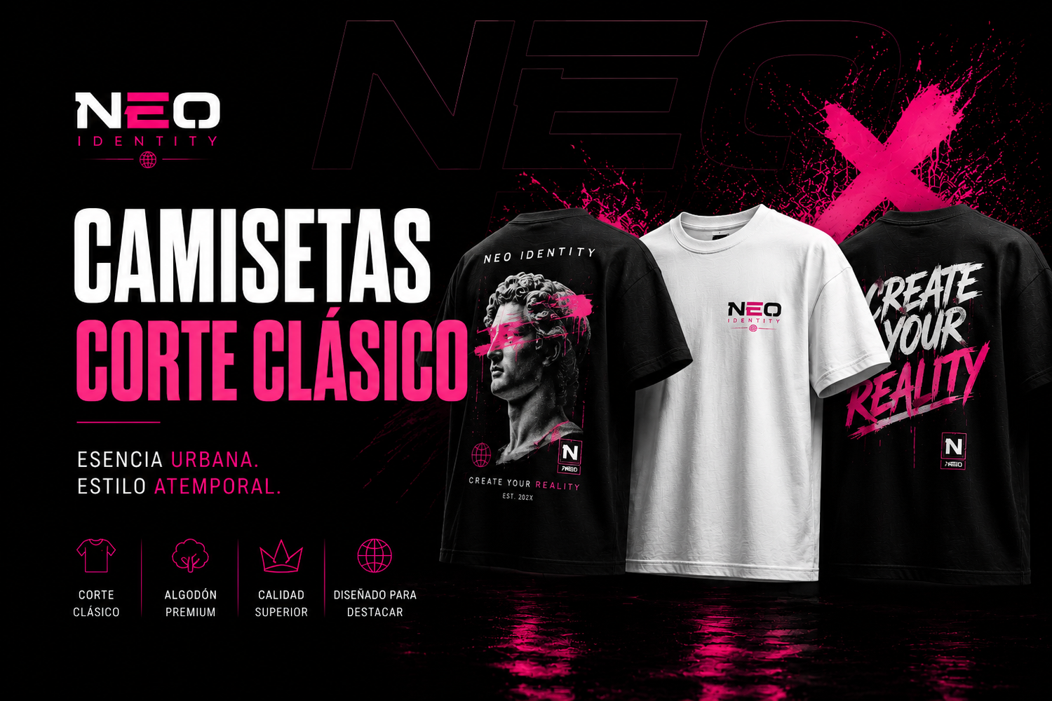 Camisetas Corte Clasico