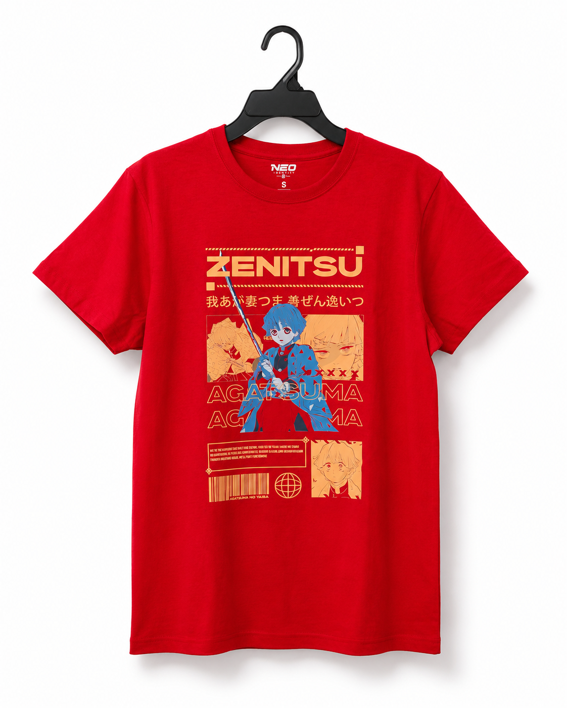 Camiseta "Zenitsu Thunder" Red Edition – NEO IDENTITY