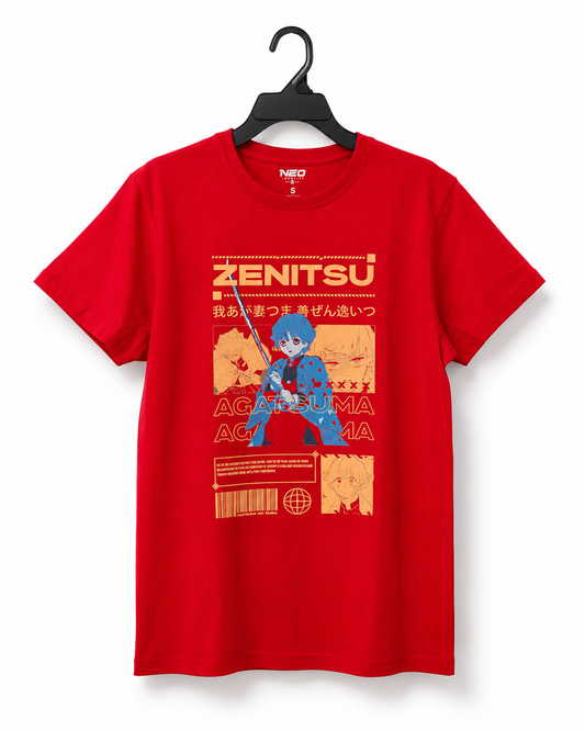 Camiseta "Zenitsu Thunder" Red Edition – NEO IDENTITY