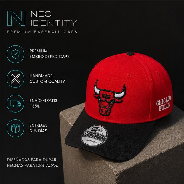 Gorra "Legacy Red" Chicago Bulls – Iconic Edition – NEO IDENTITY