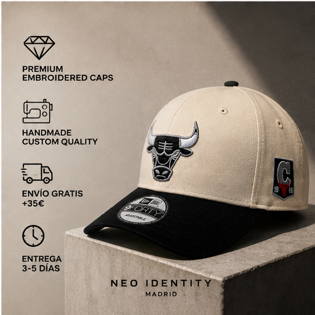 Gorra "Chicago Bulls Heritage" Cream & Black – NEO IDENTITY