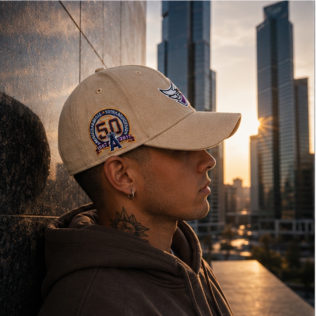 Gorra "Arizona Sunset" Special Edition – Beige & Purple – NEO IDENTITY