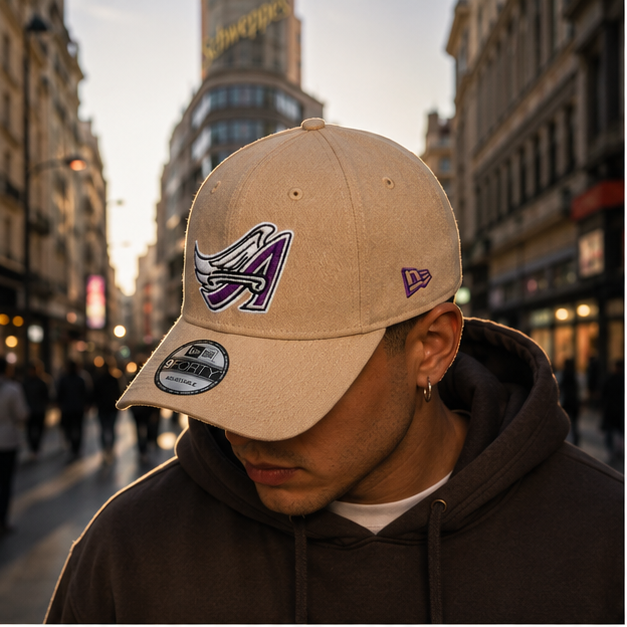 Gorra "Arizona Sunset" Special Edition – Beige & Purple – NEO IDENTITY