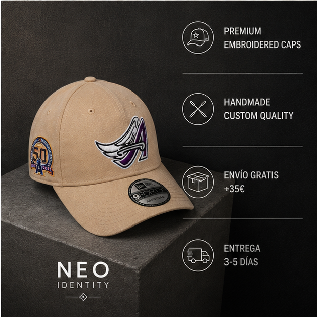 Gorra "Arizona Sunset" Special Edition – Beige & Purple – NEO IDENTITY