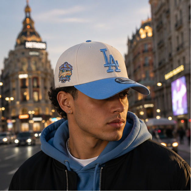 Gorra "Sky Heritage" Edition – Blanco & Celeste – NEO IDENTITY