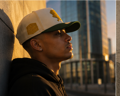 Gorra "Imperial Elephant" Edition – Ivory & Emerald – NEO IDENTITY