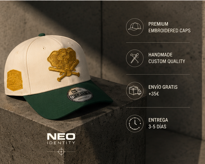 Gorra "Imperial Elephant" Edition – Ivory & Emerald – NEO IDENTITY