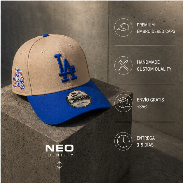 Gorra "LA Blue Heritage" Premium Edition – NEO IDENTITY