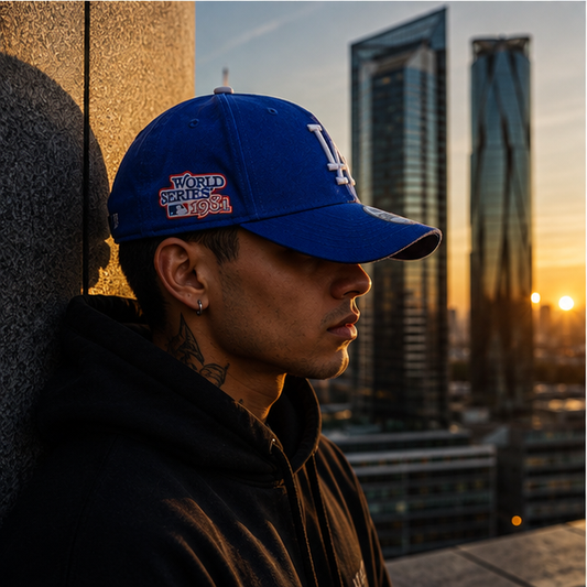 Gorra "Royal Legacy" LA Edition – Blue & Emerald Under-brim – NEO IDENTITY