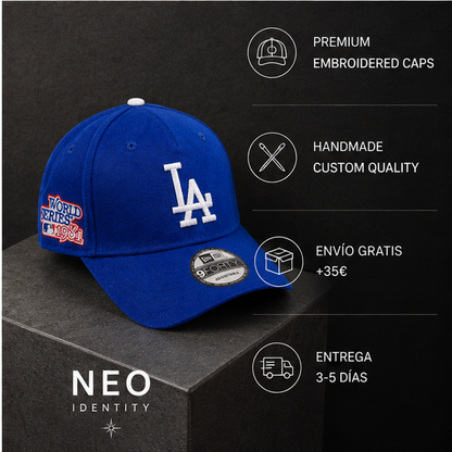 Gorra "Royal Legacy" LA Edition – Blue & Emerald Under-brim – NEO IDENTITY