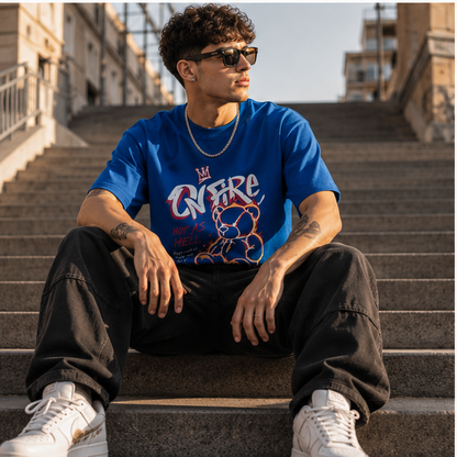 Camiseta "On Fire" Blue Edition – NEO IDENTITY