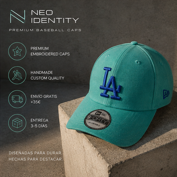 Gorra "Mint Royal" Heritage Edition – LA Dodgers – NEO IDENTITY