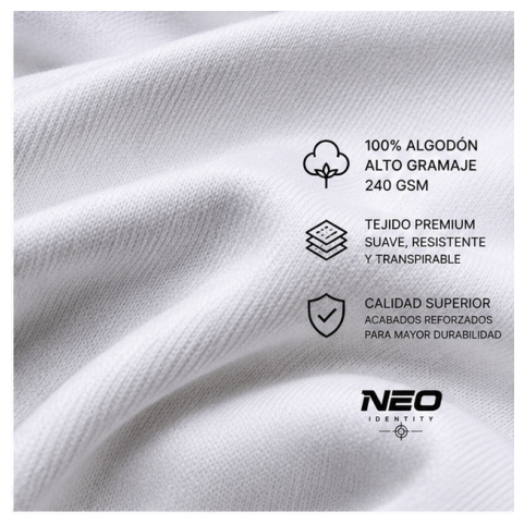 Camiseta "Racing Spirit" Heavyweight White – NEO IDENTITY