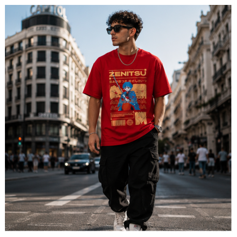 Camiseta "Zenitsu Thunder" Red Edition – NEO IDENTITY