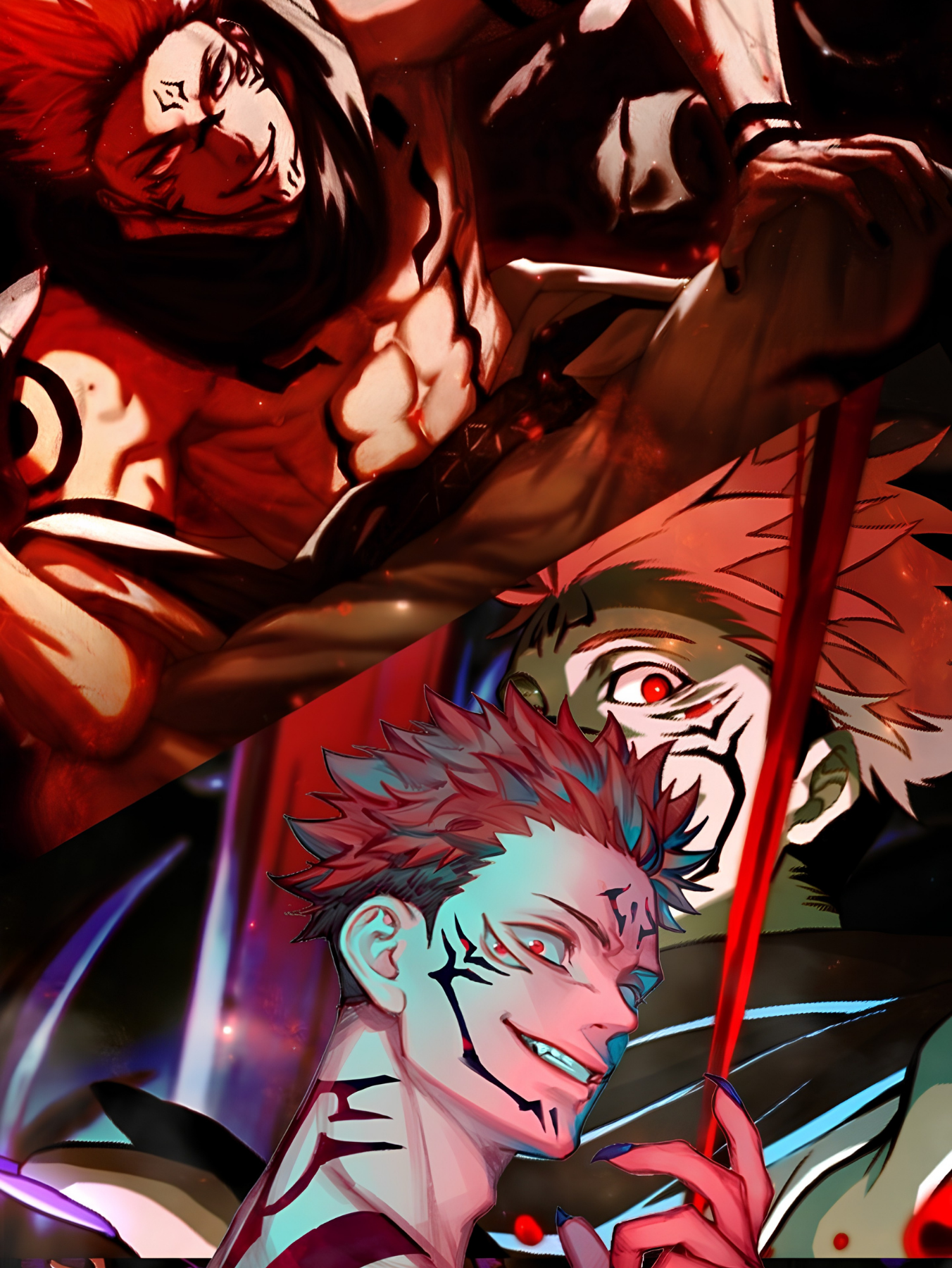 Panel Fotográfico Sukuna – Jujutsu Kaisen | Decoración Anime Premium