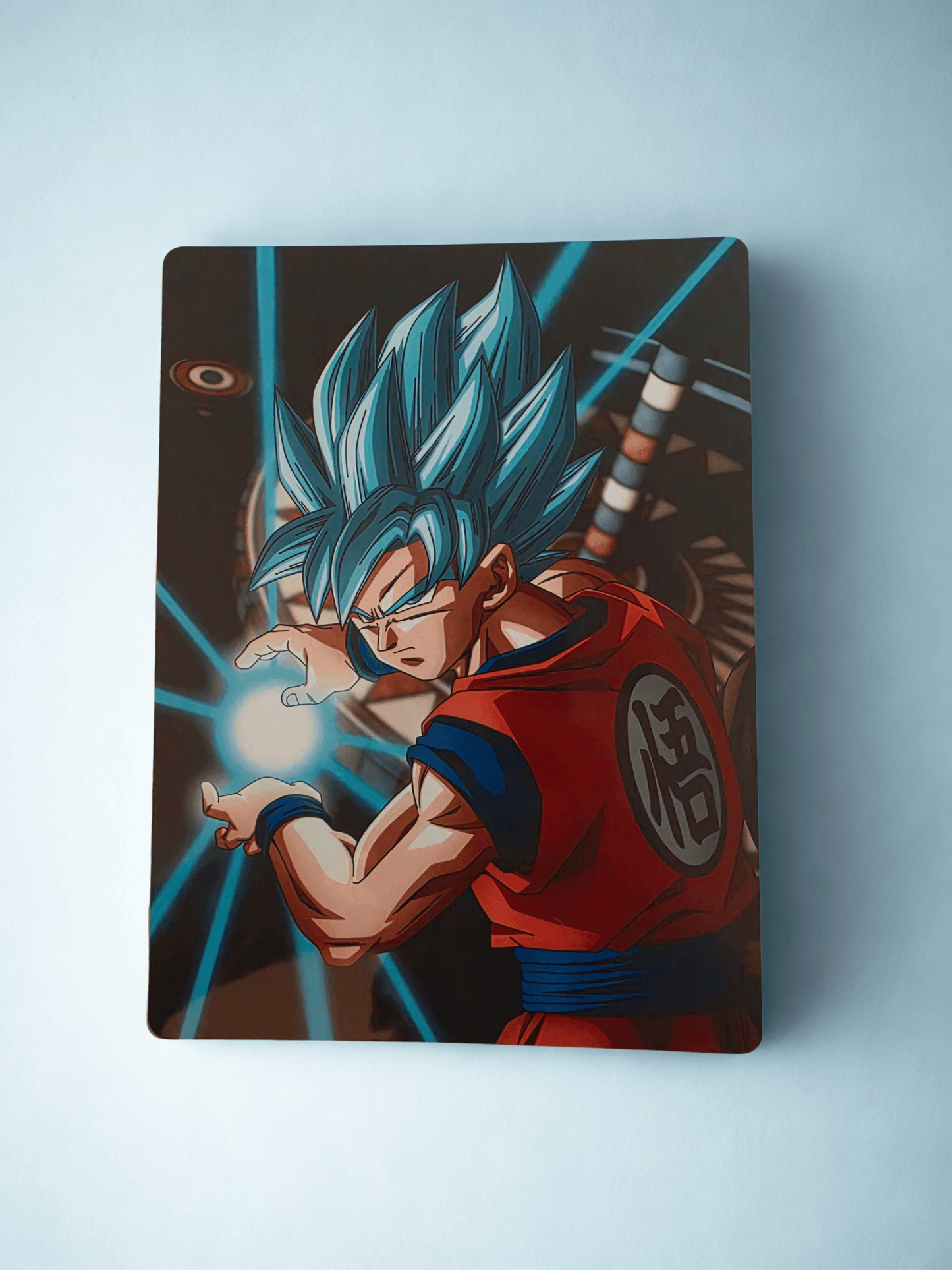Panel Fotográfico Goku Super Saiyan Blue – Decoración Anime Premium | NEO IDENTITY