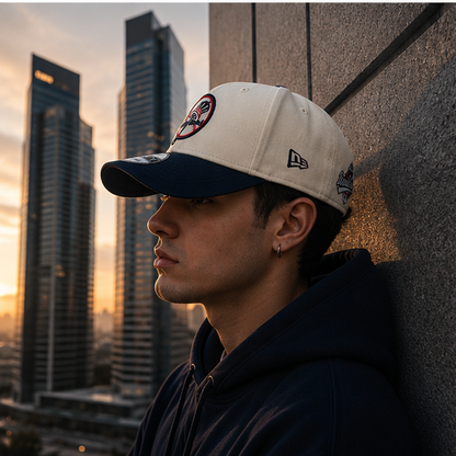 Gorra "Bronx Heritage" Ivory & Navy – NY Yankees – NEO IDENTITY
