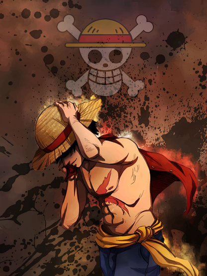Panel Fotográfico One Piece – Luffy “Straw Hat Legacy” | Decoración Anime